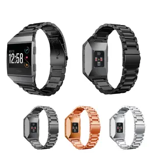 Doemoil Metal Watchband Compatible with Fitbit Ionic Quick Easy Fit Stainless Steel Wristband Strap Replacement for ionic Smartwatch Accessory