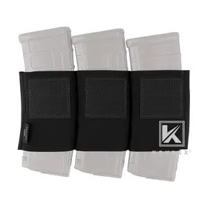 KRYDEX Elastic Triple M4 5.56 .223 NATO  Insert Hook Mag Pouch Holster for Micro Fight Chassis MK3 MK4 Chest Rig