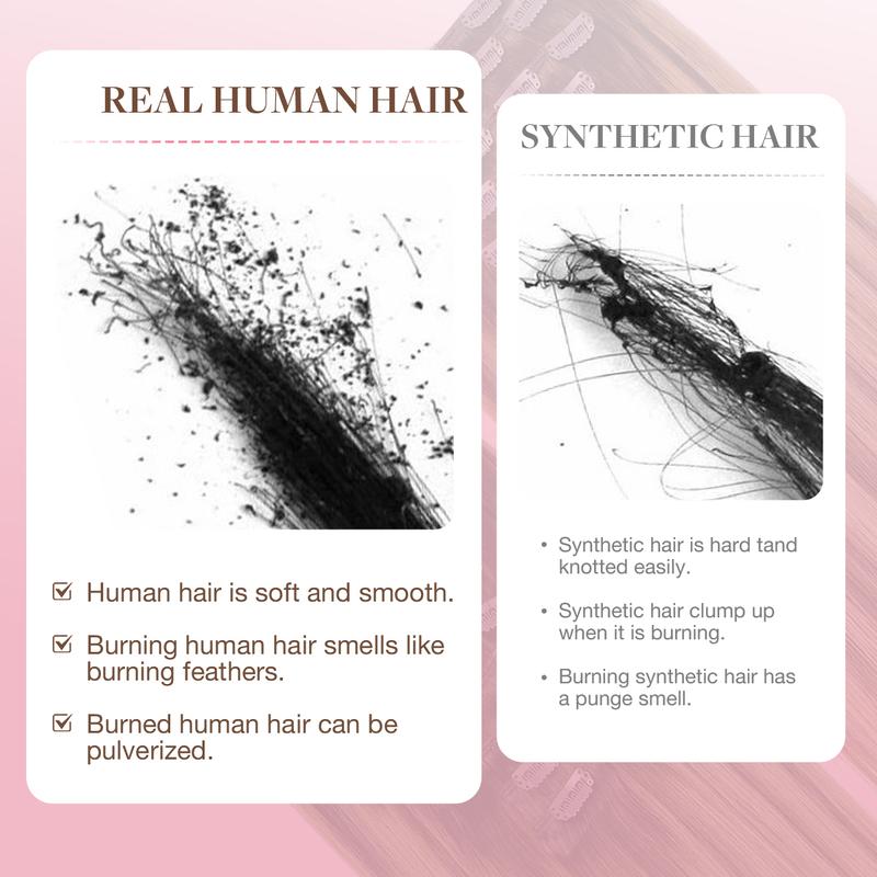 GOOGOO Hair Extensions Clip in Human Hair Natural Straight Easy To Style Soft GOOGOO Hair Extensions Clip in Human Hair Natural Straight Easy To Style Soft