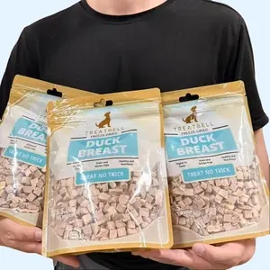 465g 100% Duck Freeze-Dried16.5oz/3 Pack,  Not Ground or Compressed, Grain-Free, High-Protein, Single-Ingredient Dog Treats , Cat Treats, Training Treats, puppies and kittens friendly