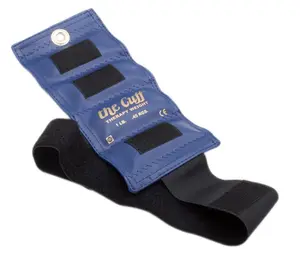 212 MAIN Original Cuff Workout Equipment - 1 Lbs Ankle & Wrist Weights for Workout, Weight Training, Rehabilitation, with Secure Fit & Snug Contour - Blue