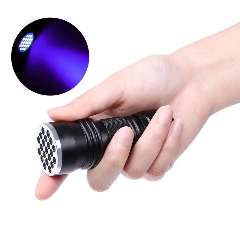 UV Flashlight Black Light Flashlight Ultraviolet LED Pet Urine Stains Detector