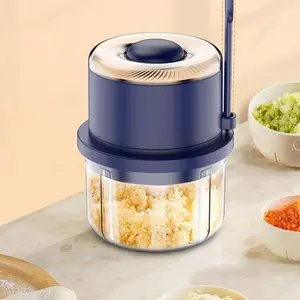 Portable Multifunctional Mini Electric Garlic Chopper | Food Processor for Veggies, Fruits & Baby Food