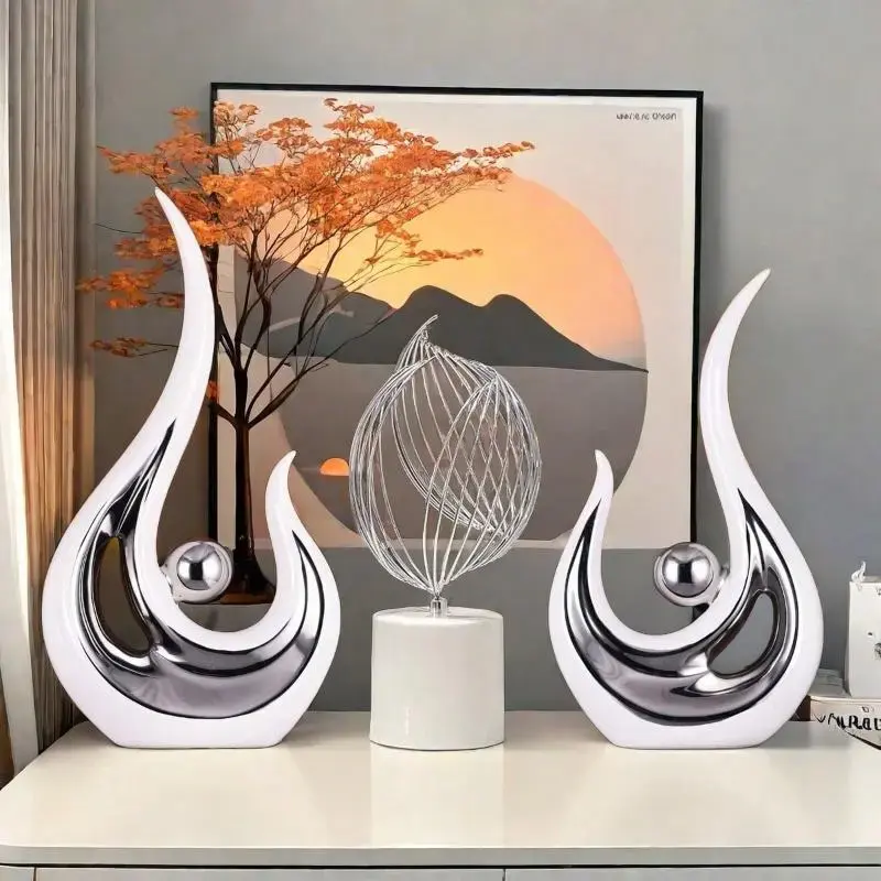 Two piece set silvery