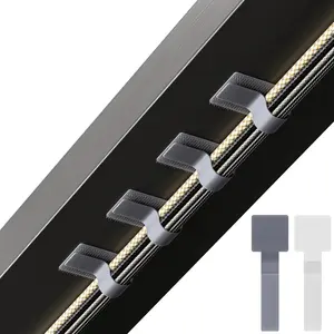 40Pcs Hook and Loop Cable Ties, Self Adhesive Hook and Loop Cable Straps, Sticky-back Cord Organizer, Cable Clip, Household & Office Essentials