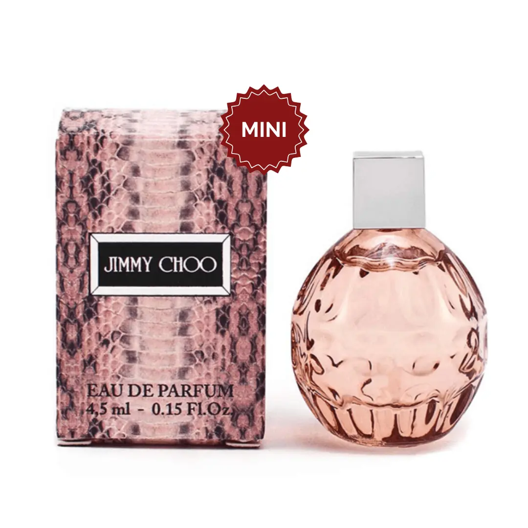 Jimmy Choo Eau de Parfum Mini For Women 4.5ml | Women's Fruity Chypre Mini Perfume with Pear, Tiger Orchid, Toffee & Patchouli | Travel Size Fragrance
