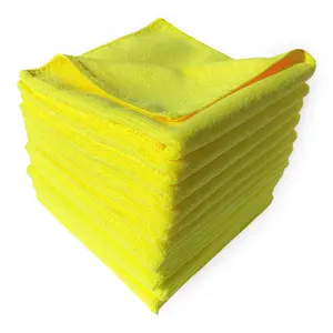 Microfiber Multi-Purpose Wiping Towel Auto Detail, Janitorial Cleaning Cloths, 380 GSM, 16"x16"
