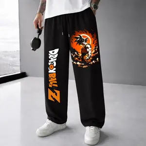Oversized Sports Pants Loose Lounge Pants Black & Gray Pants Streetwear Pants  Outfits Casual Pants Daily Wear Pants