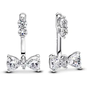 Pandora Timeless Sparkling Bow Drop Earrings 293543C01
