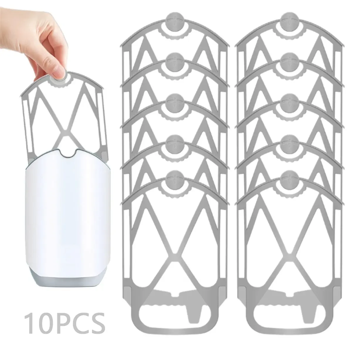 Flying Insect Trap Replacement Refills 10 Pack, Compatible with M364 M364A MAX Indoor Insect Catcher, Sticky Refill Pads for Mosquito Fly Gnat Bug Trap, Pest Control Accessories for Home Office