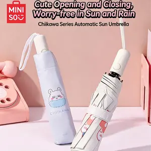 Chiikawa Automatic Umbrella - Compact Design for Easy Carrying, Automatic Operation, Versatile for All Weather Conditions, Perfect for Daily Use