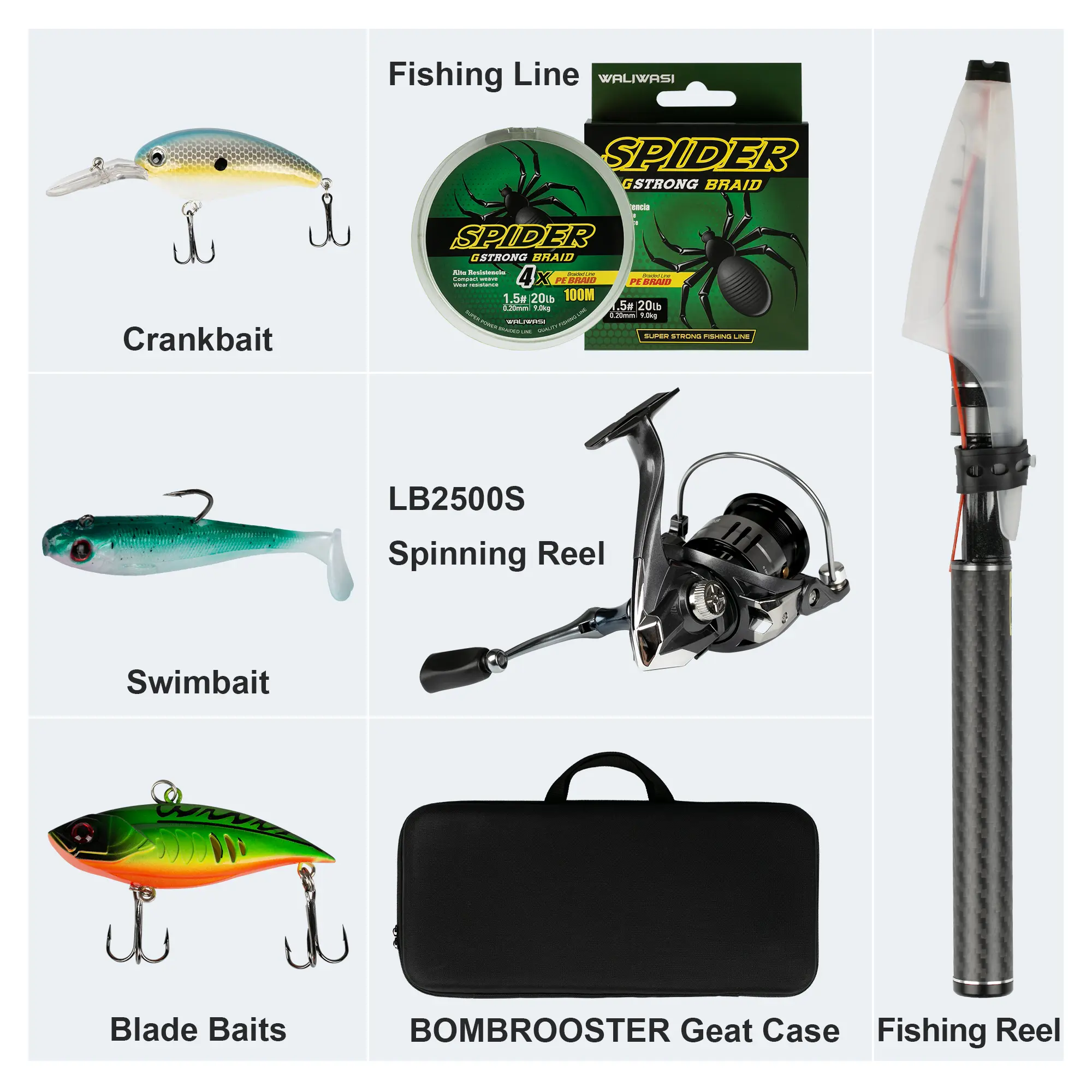 Lightweight Telescopic Fishing Rod & Spinning Reel Combo  Portable Carbon  Fiber Fishing Pole for Travel, Camping & Hiking - TikTok Shop