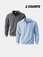 Dark Gray + Light Blue