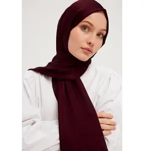 Shine Hijab Shawl - Dark Burgundy