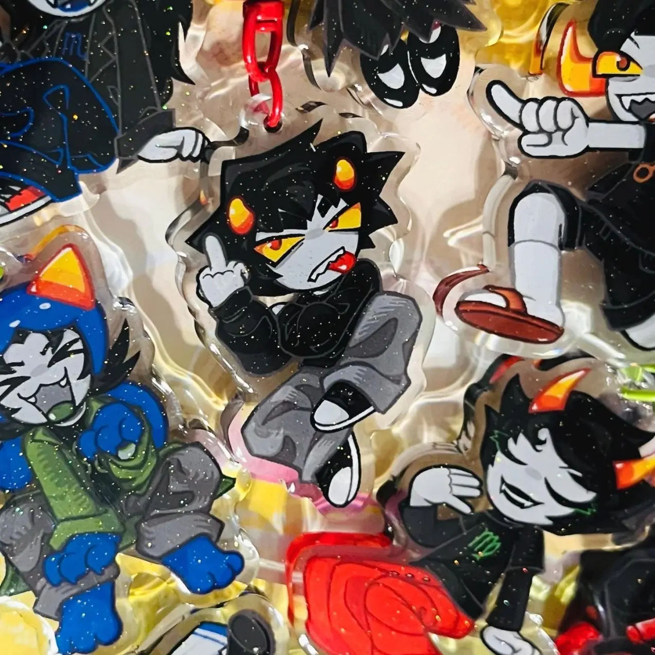 12 Ops (NOT COMBO 12) Homestuck Troll Acrylic Keychains
