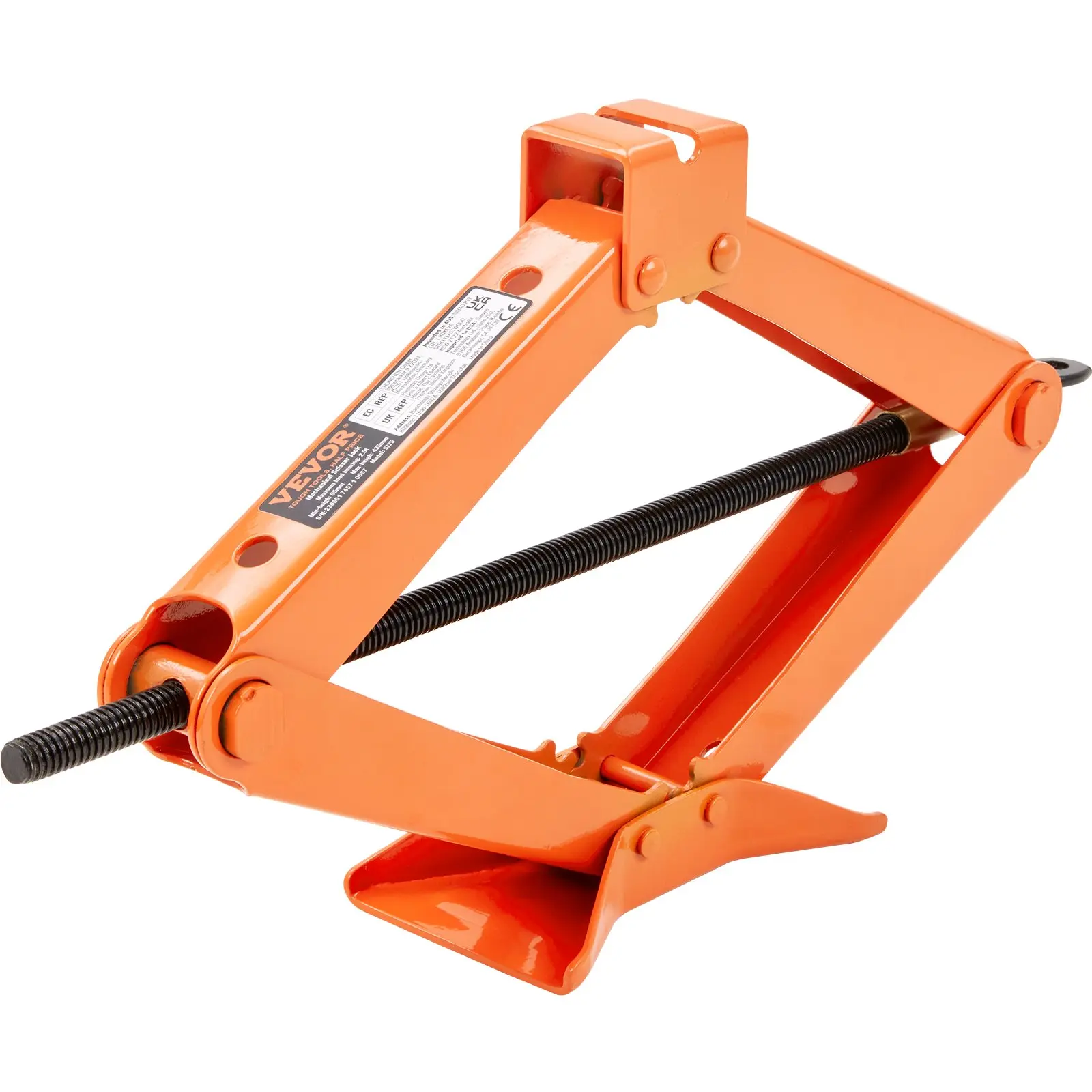 Scissor Jack, 2.5 Ton/5512 lbs Scissor Car Jack, 3.7"-17.1" Lifting Range Scissor Lift Jack with Ratcheting Handle and L-Wrench, Portable Tire Jack for Cars Trucks Sedans MPVs