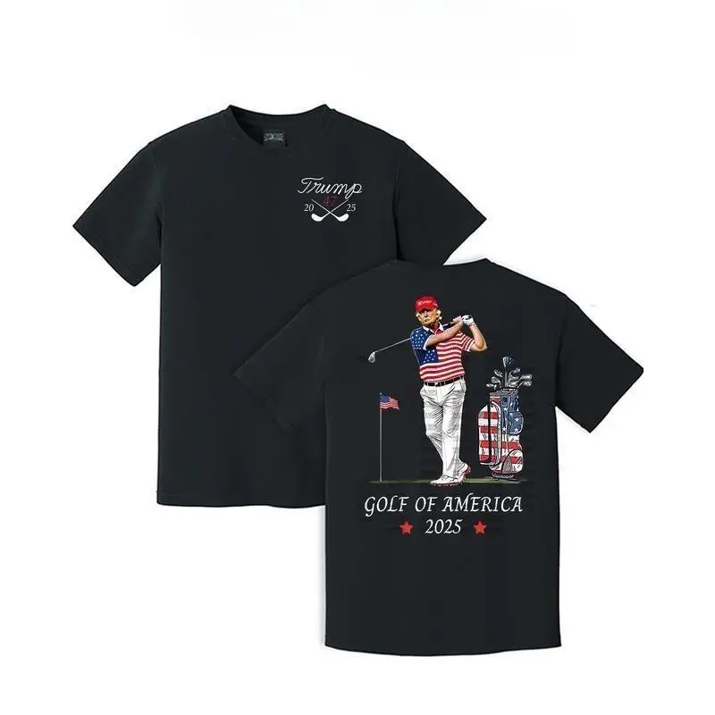 Trump Golf of America 2025 Shirt for Men for Women Trump's Love of Golf Sweatshirt Trump Gift Hoodie Casual Cotton Top Menswear Womenswear