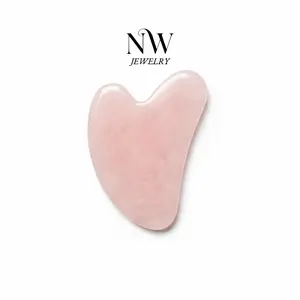 Rose Quartz Gua Sha Facial Massage Tool