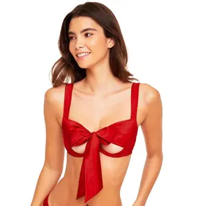 Adore Me Women's Gynger Quarter Cup Bra L / True Red.