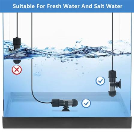 hygger Small Aquarium Betta Heater, Submersible Fish Tank Heater 50W with LED Digital Display, Suitable for Marine Saltwater and Freshwater up to 5/10/16/26 Gallon