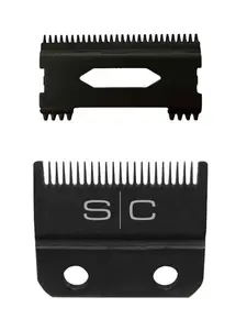 StyleCraft Double Black Diamond DLC Fixed Fade + Shallow Cutter 2.0 Blade Set #SC534B