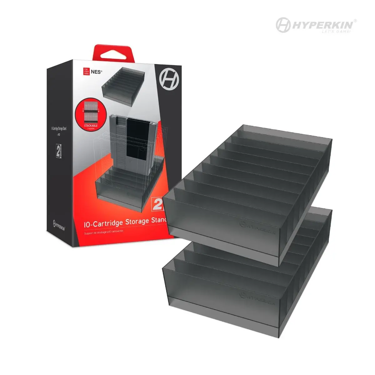Hyperkin 10-Cartridge Storage Stand (2 Pack) For NES®