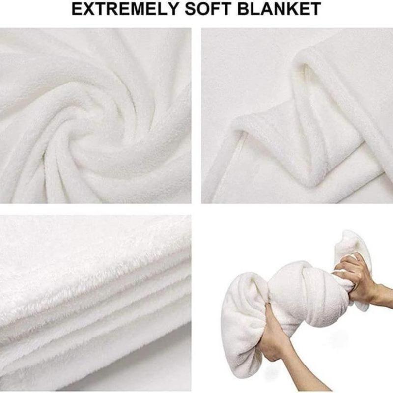 Von Lycan Series 2026 New High End Printed Flannel Blanket Ultra Soft Skin Friendly All Season Warmth for Bedroom Office Nap Study Reading Christmas Gift