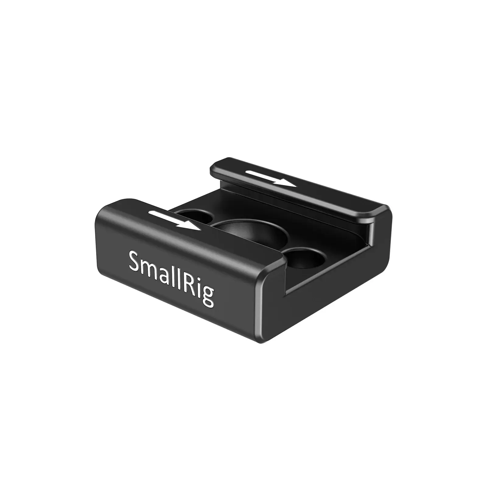 SmallRig Aluminium Cold Shoe Mount (2pcs Pack) with 1/4"-20 Thread - Camera Bracket Adapter for Cage, Flash, Photography Light, LED Monitor, Microphone - Mounting Accessories 2060, Filming Setup