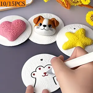 5pcs - 3D Round Foam Board, Fun Paper Craft for DIY Activities and Creative Projects - Ideal Gift Choice for Christmas, School, Office, Family Interactions, and Emotional Connection