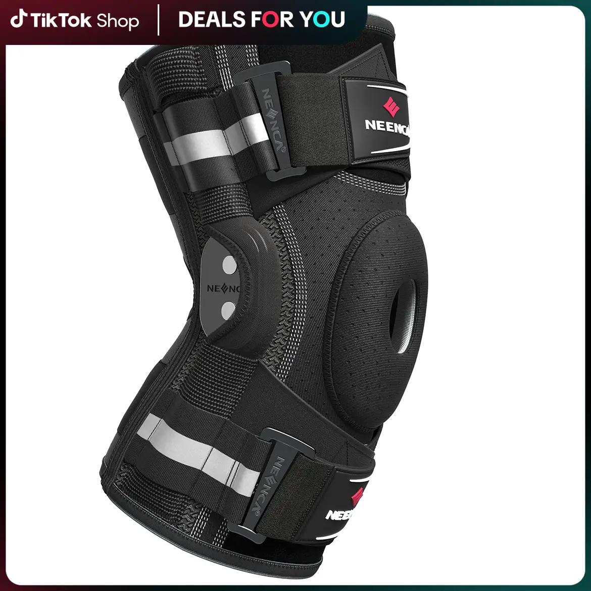 【Jointguard】NEENCA Sports Knee brace Sleeve for Runner, Workout, Gym, Basketball, Volleyball, Hiking Spicy Dill knee pain Tool Black Protective Gear