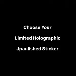 Limited And Signed Jpaulished Sticker Holo