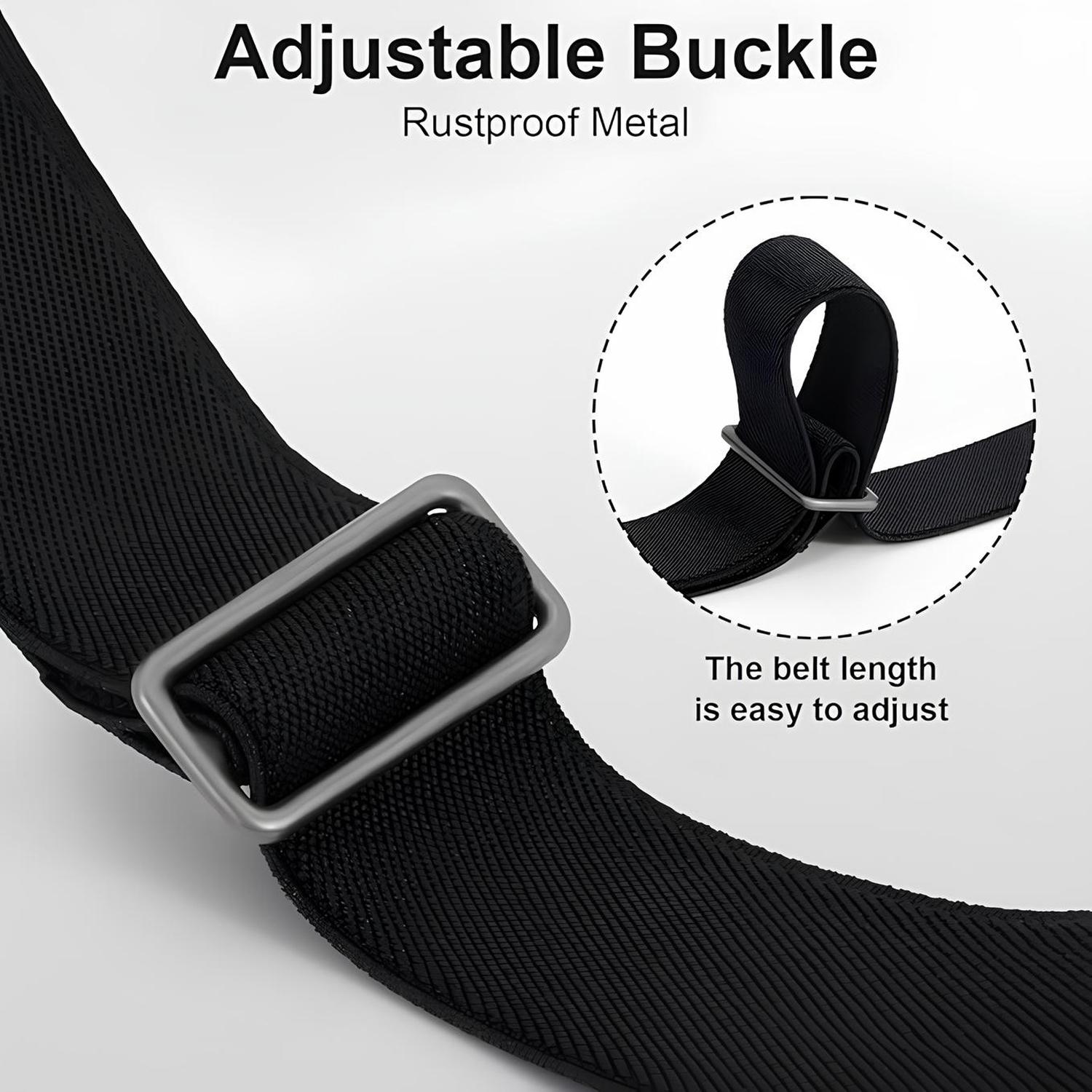 No Buckle Elastic Belt for Men & Women, Adjustable Invisible Stretch Belt with No Bulge for Jeans & Casual Outfits