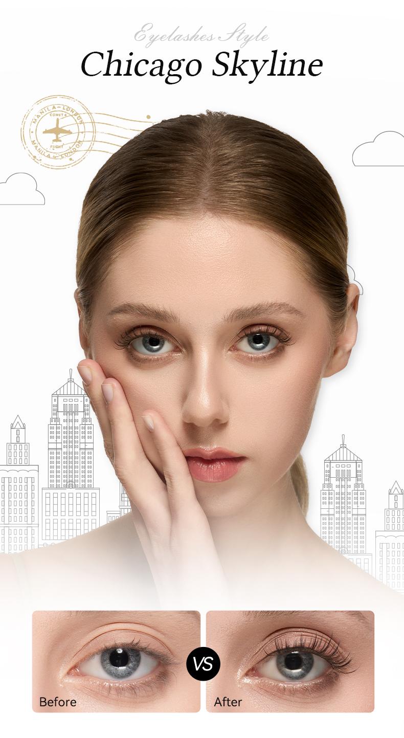 Wosado Soft Magnetic Eyelashes All-in-One Box, Destination Collection, Reusable, Glue-Free, Waterproof, Lightweight, Natural Style, Makeup Cosmetic Wosado Soft Magnetic Eyelashes All-in-One Box, Destination Collection, Reusable, Glue-Free, Waterproof, Lightweight, Natural Style, Makeup Cosmetic