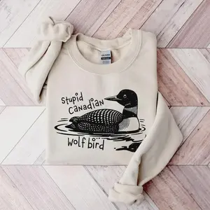 Stupid Canadian Wolf Bird Sweatshirt, Hockey Romance LGBT Hockey Fan Gift, Heated But Devote Movie Sweatshirt, Team Hollanov Shirt