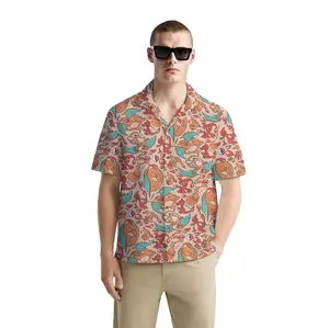 FERITTO CHARIZARD  Pokemon Hawaiian Shirt for Men - Breathable & Comfortable, Available in Sizes S to 3XL, Perfect Gift for Summer Vacation Menswear Tropical