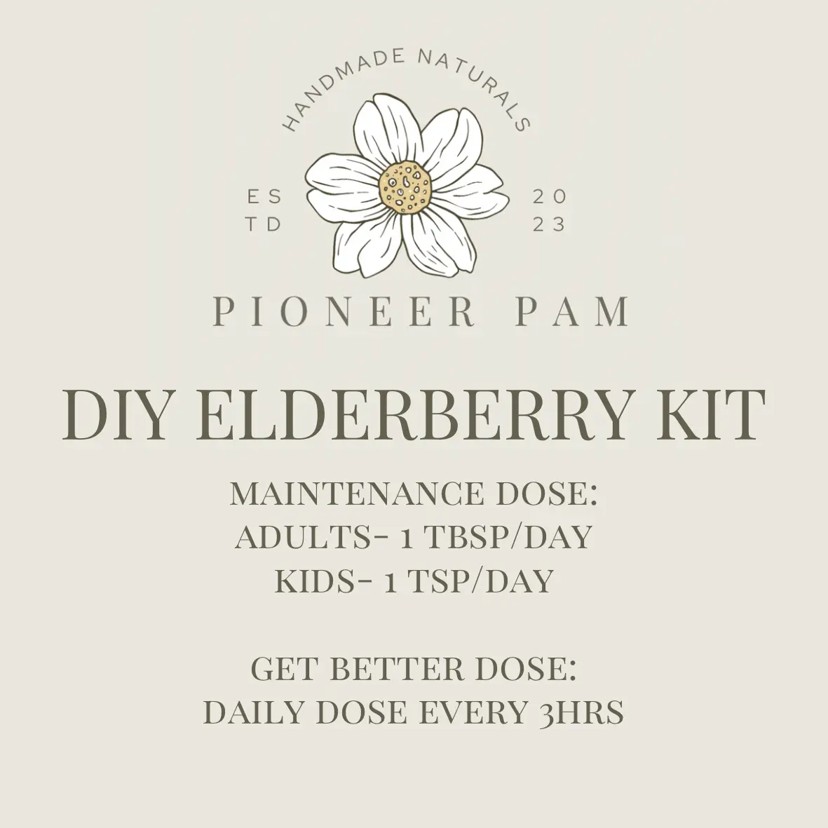 DIY Elderberry Syrup Kit