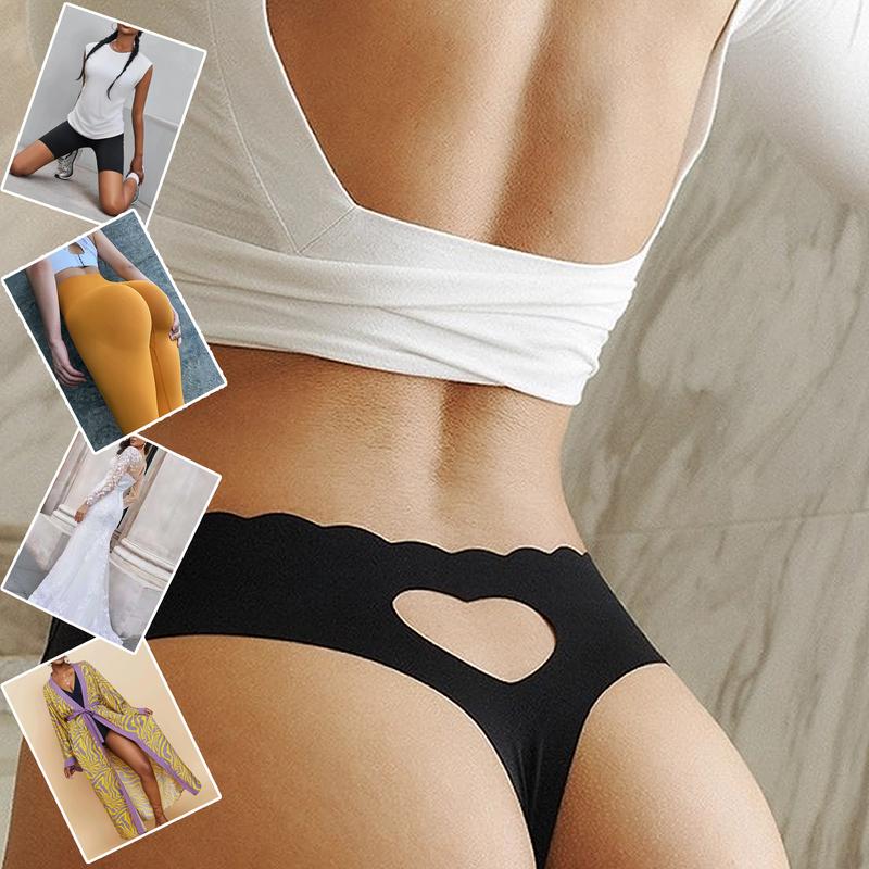 7/14/21/28/35 Pieces Basics Thongs for GYM Tips, New Fashion Degisn 2026, Cute and Sexy, Chic Hollow Out Love Shape Thong Underwear Panties