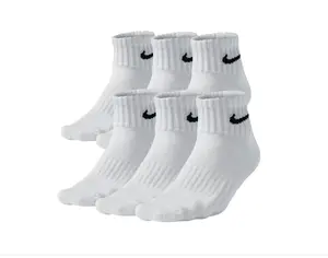 Nike Performance Cotton Ankle Sock White Size Medium 3 Pack