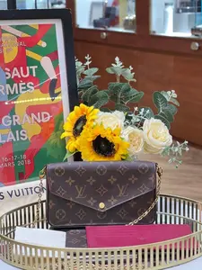 Pre-owned Louis Vuitton Leather Messenger Bags Preloved Pochette Felicie 21x12cm 12521