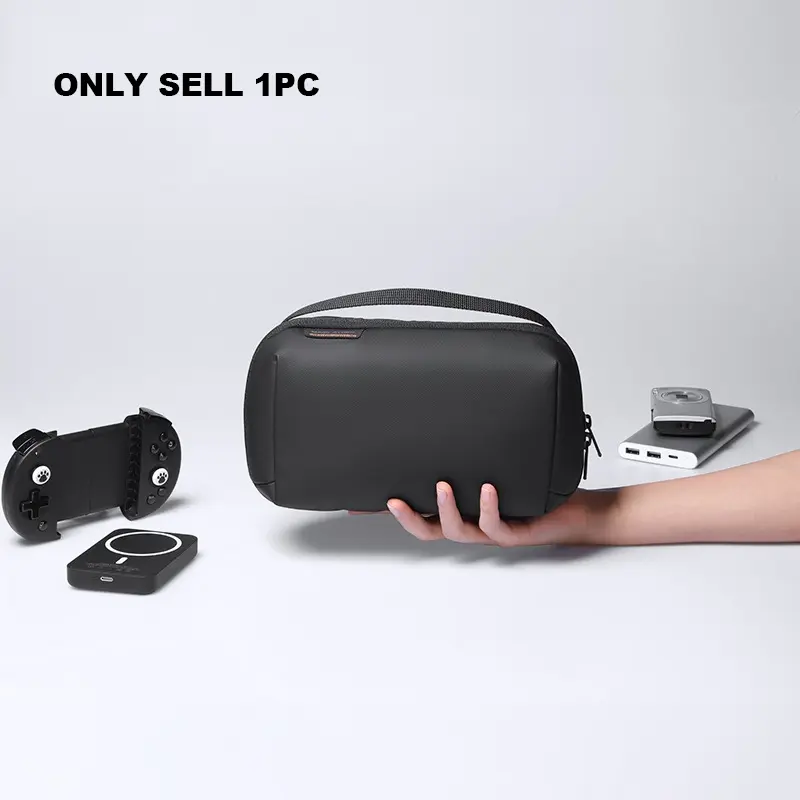 Men's Storage Bag, Digital Organizer, Business Travel Kit, Portable Shaving Tool Box, Multi-Functional Grooming Pouch
