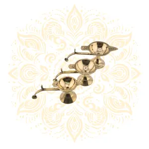 Brass Single Batti Deepak Arati Lamp