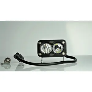 ATC 2-Shooter LED Light Pod with combination spot and flood lens, available in clear, amber or yellow - for overlanding, off-road,