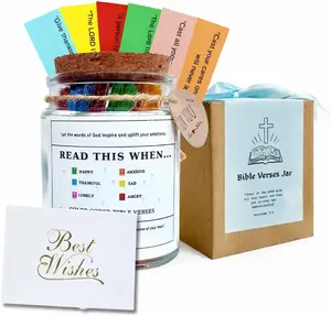 Read This When Bible verses Jar for Daily Encouragement - Birthday Gifts for Women, Stocking Stuffers for Teen Girls, Gifts for Christians, Christmas Gift for Her, Graduation & Teacher Gift