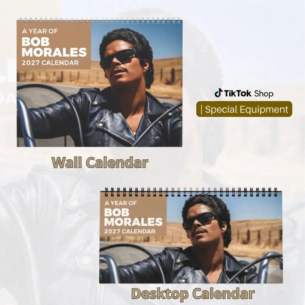 A Year Of La Bamba Bob Morales Quote 2027 Wall/Desk Calendar, 80s Chicano Film, Movie Merch, Gift For Fan, Home Decor.