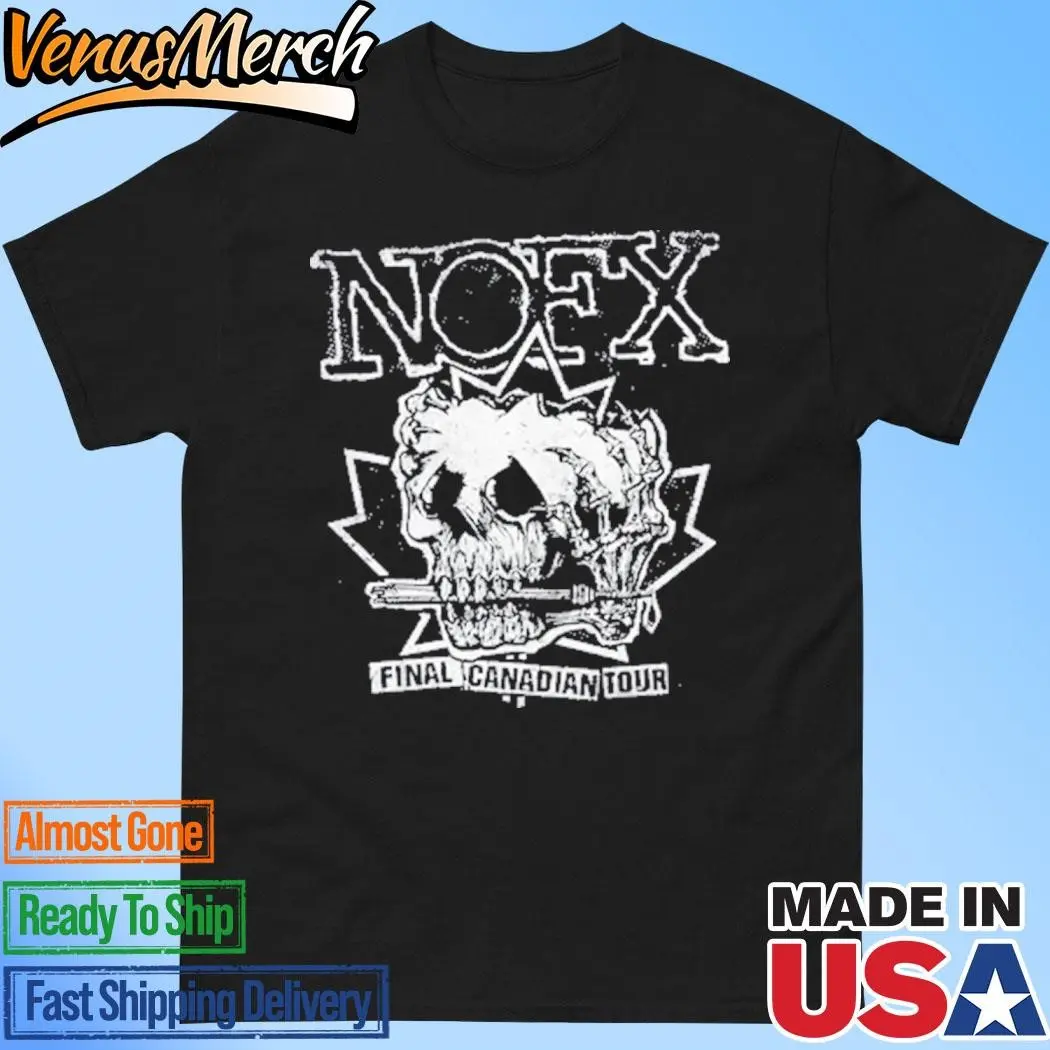 Official NOFX The Final Canadian Tour 2024 Shirt