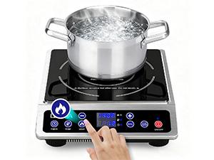 OSTBA Induction Cooktop 1800W Commercial Grade Portable Countertop Burner ETL Certified 10 Power Levels 460°F 12-Hour Timer 5"-10" Cookware Compatible OSTBA Induction Cooktop 1800W Commercial Grade Portable Countertop Burner ETL Certified 10 Power Levels 460°F 12-Hour Timer 5"-10" Cookware Compatible