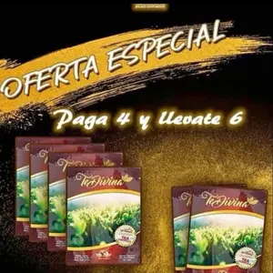 Vida Divina Te Divina 6 Sachets Original Tea Formula with 12 Herbs Reishi No Caffeine 1 Week Supply US