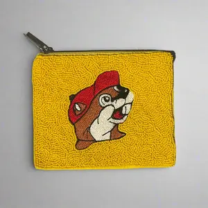 Buc-ee's Embroidered Beaded Pouch