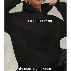 Comfy Unisex Hoodie with Funny Saying – Oversized Long Sleeve Adult Top