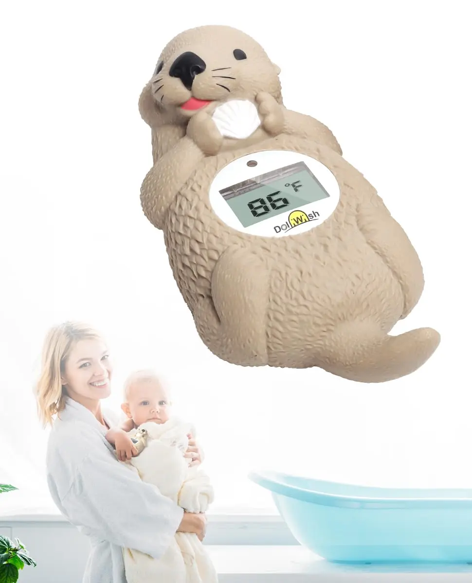 Digital Baby Bath Thermometer for Infants, Bathtub Water Temperature Measure Tool, Safe Floating Bath Toy for Kids, Halloween & Christmas Gifts